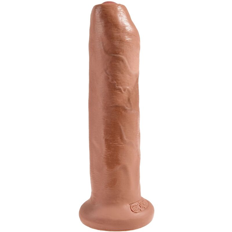 KING COCK - UNCUT REALISTIC PENIS 17.8 CM CARAMEL - Amore24