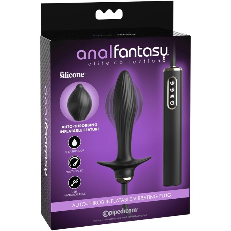ANAL FANTASY ELITE COLLECTION - INFLATABLE PLUG & AUTO - THROB VIBRATOR - Amore24
