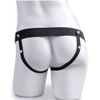 FETISH FANTASY SERIES - ADJUSTABLE HARNESS REMOTE CONTROL REALISTIC PENIS WITH RECHARGEABLE TESTICLES AND VIBRATOR 15 CM - Amore24
