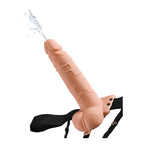 FETISH FANTASY SERIES - ADJUSTABLE HARNESS REALISTIC PENIS WITH BALLS SQUIRTING 19 CM - Amore24