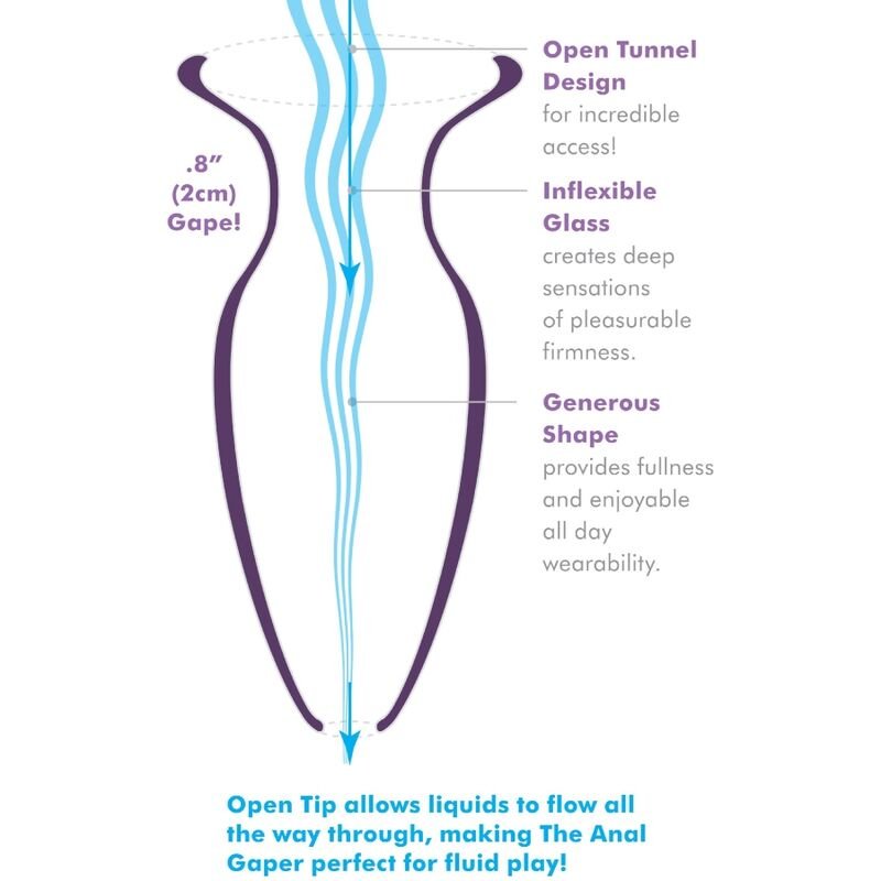 ANAL FANTASY ELITE COLLECTION - ANAL GAPER DILATOR FOR BEGINNERS CRYSTAL SIZE S - Amore24
