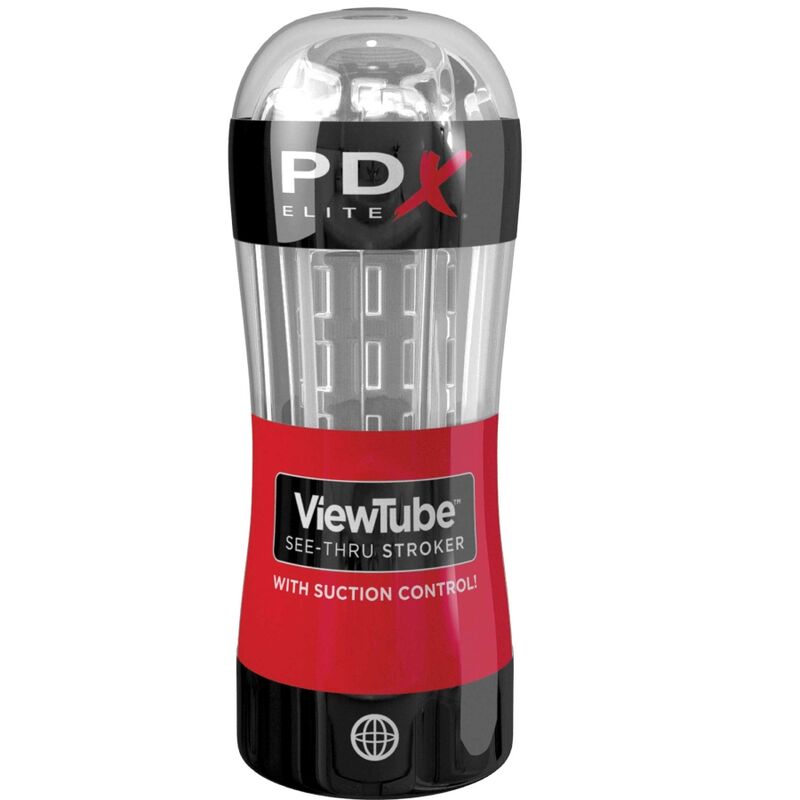PDX ELITE - STROKER VIEWTUBE CONTROL SUCTION TRANSPARENT - Amore24