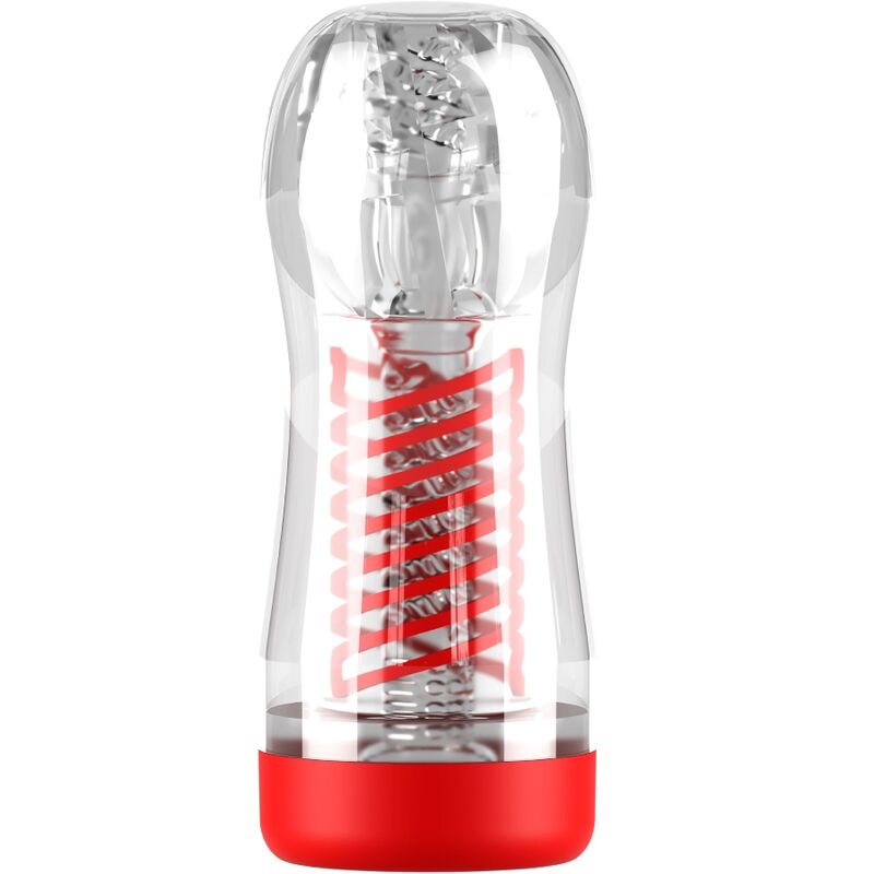 PDX ELITE - STROKER VIEWTUBE 2 SPIRAL COMPRESSION TRANSPARENT - Amore24