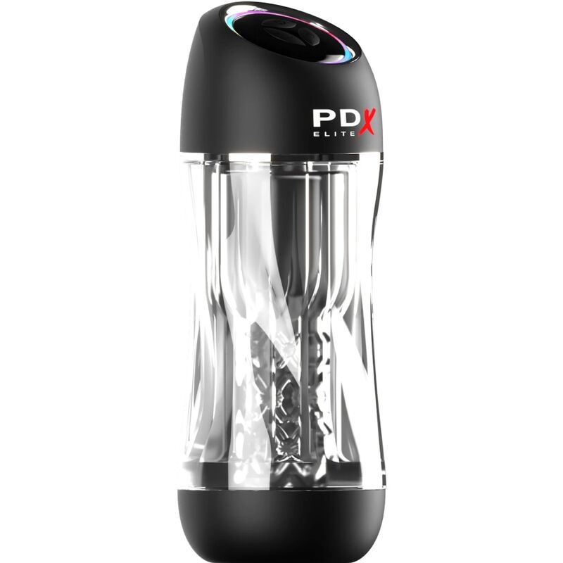 PDX ELITE - STROKER VIEWTUBE PRO VIBRATOR TRANSPARENT - Amore24