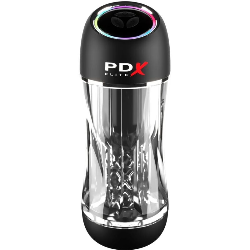 PDX ELITE - STROKER VIEWTUBE PRO VIBRATOR TRANSPARENT - Amore24