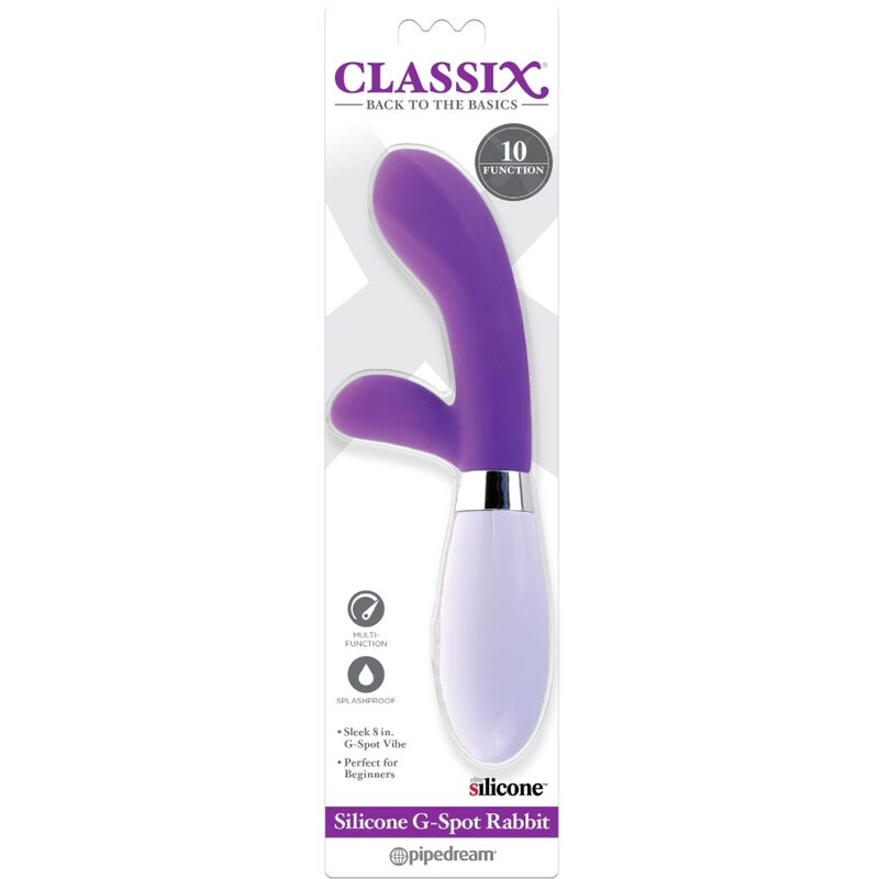 CLASSIX - RABBIT VIBRATOR G-SPOT PURPLE SILICONE - Amore24