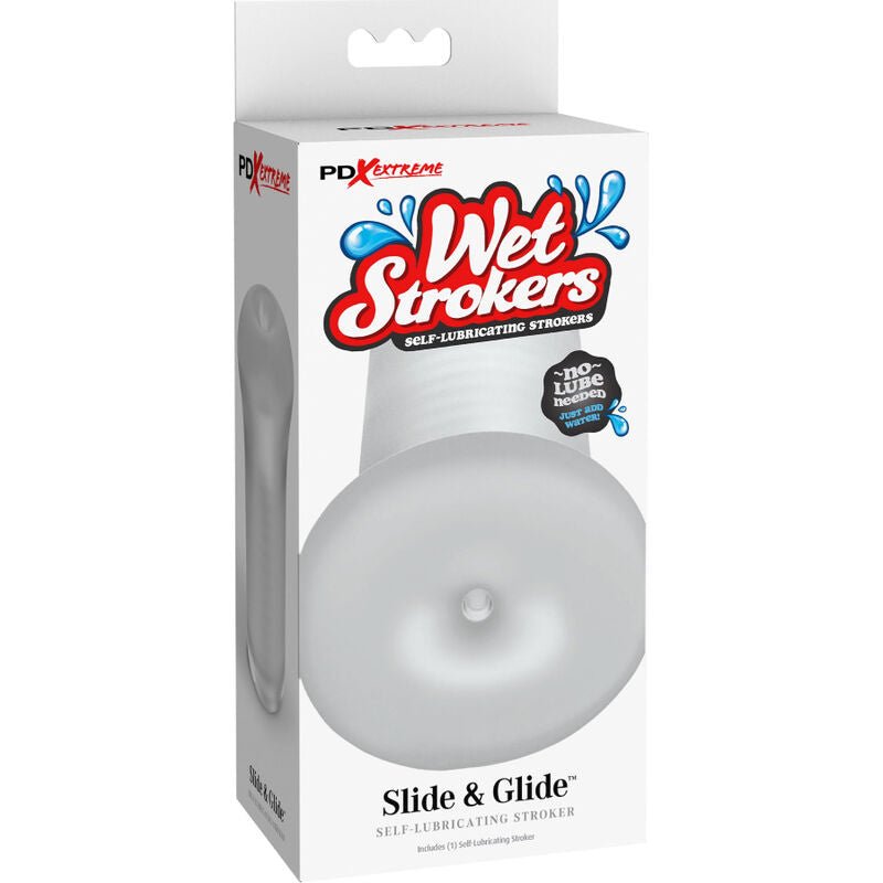 FETISH FANTASY EXTREME - SLIDE & GLIDE STROKER SILICONE TRANSPARENT - Amore24