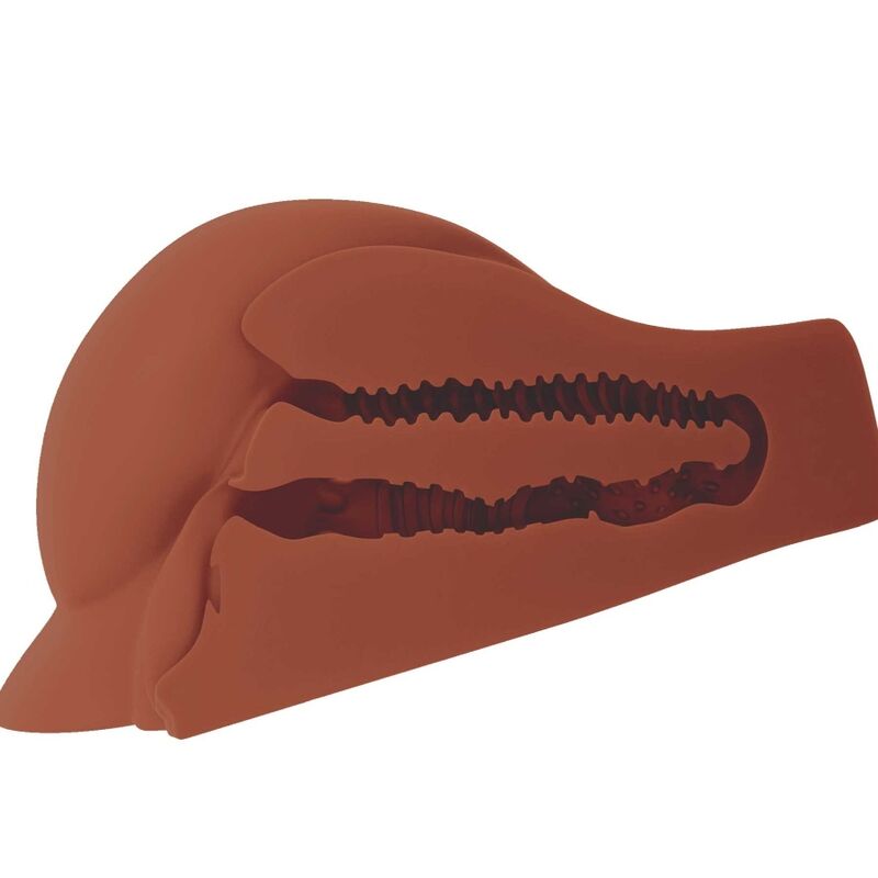 PDX PLUS - PERFECT ASS XL DOUBLE ENTRY BROWN MASTURBATOR - Amore24