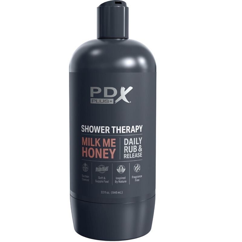 PDX PLUS - STROKER MASTURBATOR DISCRETE BOTTLE DESIGN MILK ME HONEY CANDY SHAMPOO - Amore24