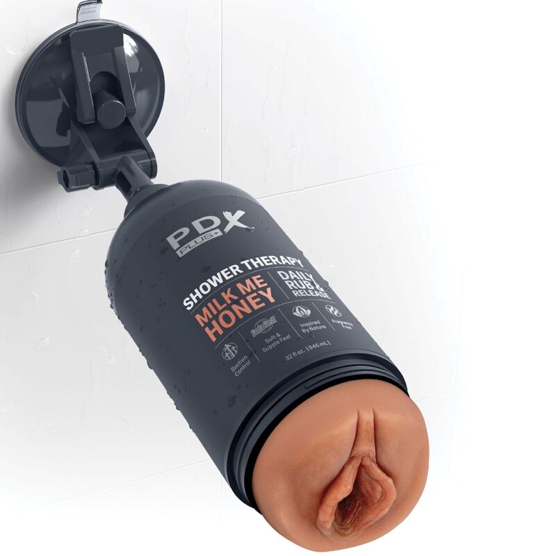 PDX PLUS - STROKER MASTURBATOR DISCRETE BOTTLE DESIGN MILK ME HONEY CANDY SHAMPOO - Amore24