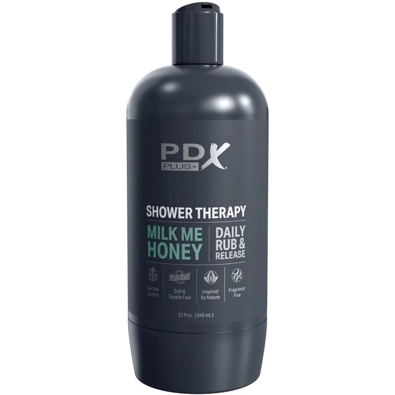 PDX PLUS - STROKER MASTURBATOR DISCREET DESIGN OF MILK ME HONEY SHAMPOO BOTTLE - Amore24