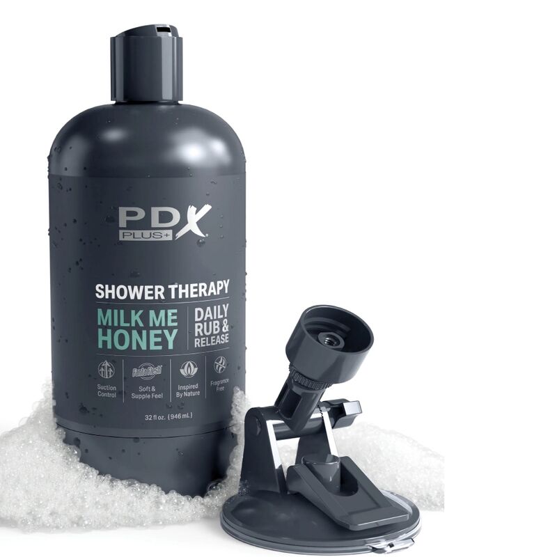 PDX PLUS - STROKER MASTURBATOR DISCREET DESIGN OF MILK ME HONEY SHAMPOO BOTTLE - Amore24
