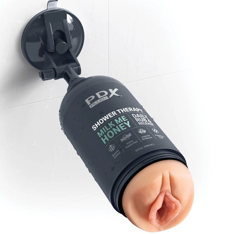 PDX PLUS - STROKER MASTURBATOR DISCREET DESIGN OF MILK ME HONEY SHAMPOO BOTTLE - Amore24