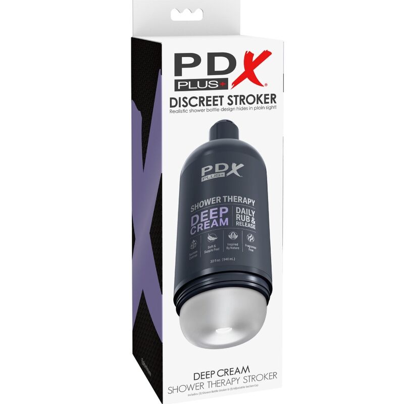 PDX PLUS - STROKER MASTURBATOR DISCREET DEEP CREAM SHAMPOO BOTTLE DESIGN - Amore24