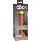 KING COCK - ELITE REALISTIC SILICONE DILDO 15.2 CM CARAMEL - Amore24