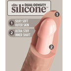 KING COCK - ELITE REALISTIC SILICONE DILDO 15.2 CM - Amore24