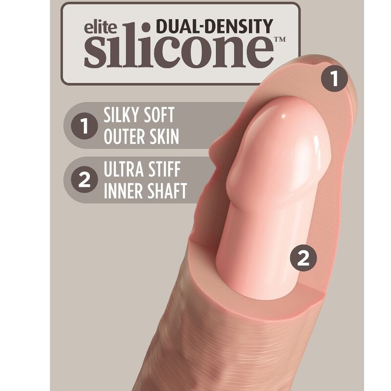KING COCK - ELITE REALISTIC SILICONE DILDO 23 CM - Amore24