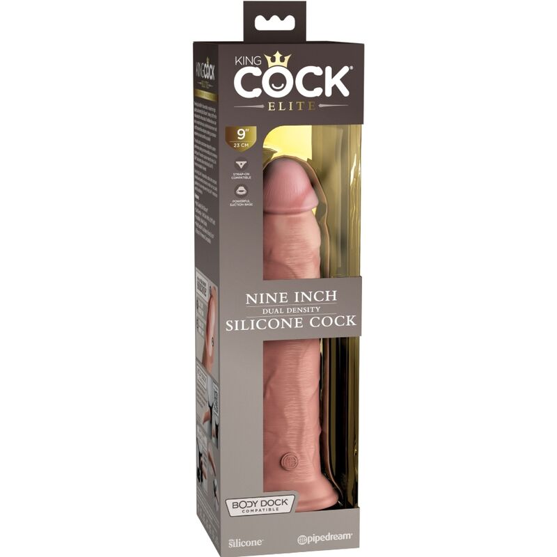 KING COCK - ELITE REALISTIC SILICONE DILDO 23 CM - Amore24