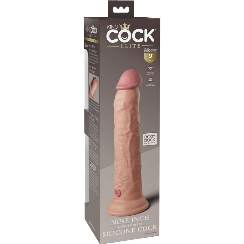 KING COCK - ELITE REALISTIC SILICONE DILDO 23 CM - Amore24