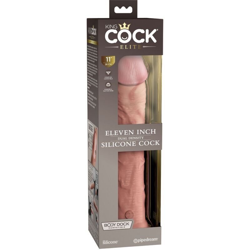 KING COCK - ELITE REALISTIC SILICONE DILDO 28 CM - Amore24