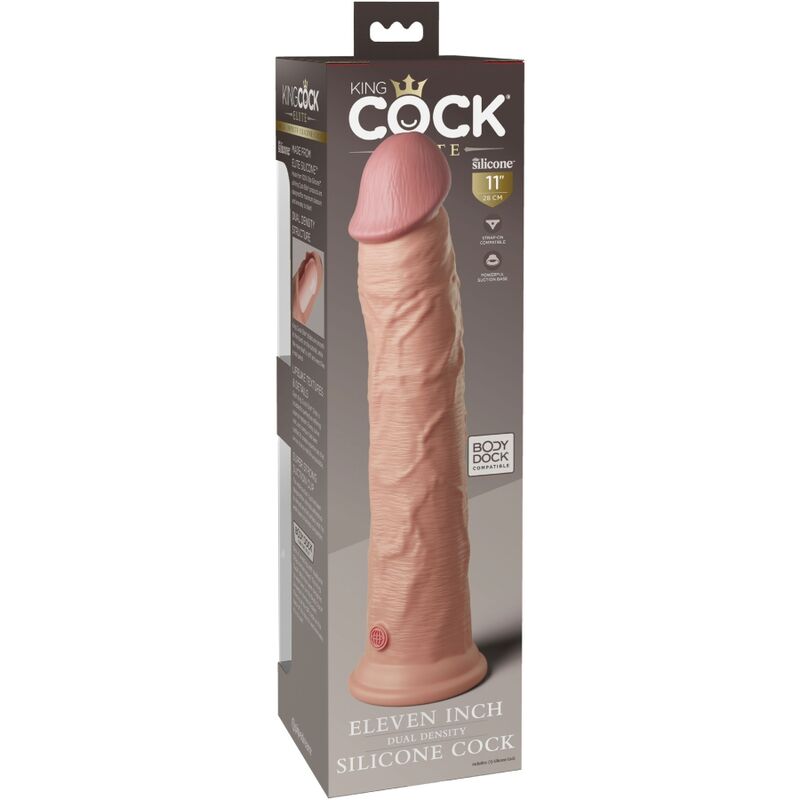 KING COCK - ELITE REALISTIC SILICONE DILDO 28 CM - Amore24
