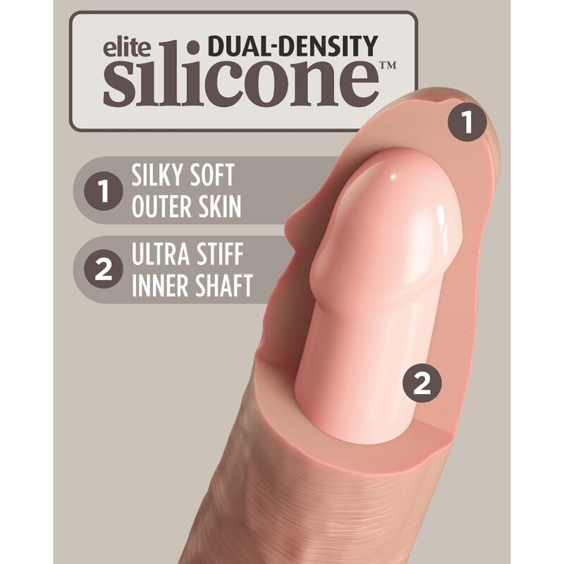 KING COCK - ELITE REALISTIC SILICONE DILDO 28 CM - Amore24
