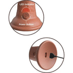 KING COCK - ELITE REALISTIC DILDO VIBRATING & SILICONE 20.3 CM CARAMEL - Amore24