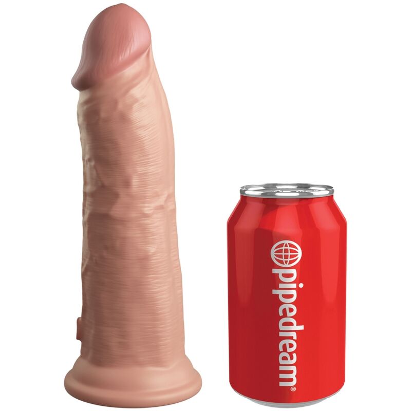 KING COCK - ELITE REALISTIC DILDO VIBRATING & SILICONE 20.3 CM - Amore24
