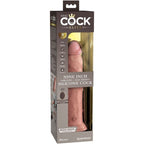 KING COCK - ELITE REALISTIC DILDO VIBRATOR & SILICONE REMOTE CONTROL 23 CM - Amore24