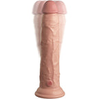 KING COCK - ELITE REALISTIC DILDO VIBRATOR & SILICONE REMOTE CONTROL 23 CM - Amore24