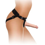 KING COCK - ELITE ADJUSTABLE HARNESS WITH DILDO 15.2 CM FOR BEGINNERS - Amore24