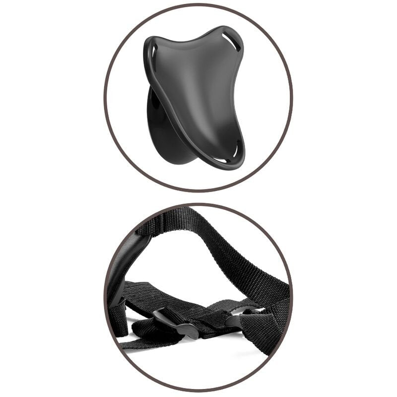 KING COCK - ELITE ADJUSTABLE HARNESS WITH DILDO 15.2 CM FOR BEGINNERS - Amore24