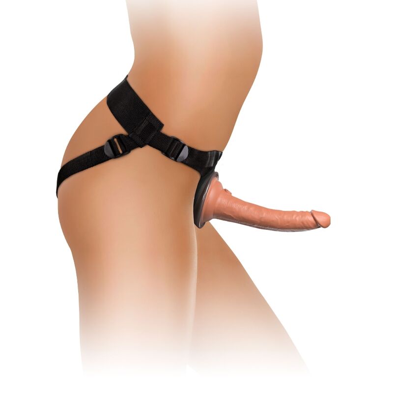 KING COCK - ELITE COMFY ADJUSTABLE HARNESS WITH DILDO 17.8 CM - Amore24