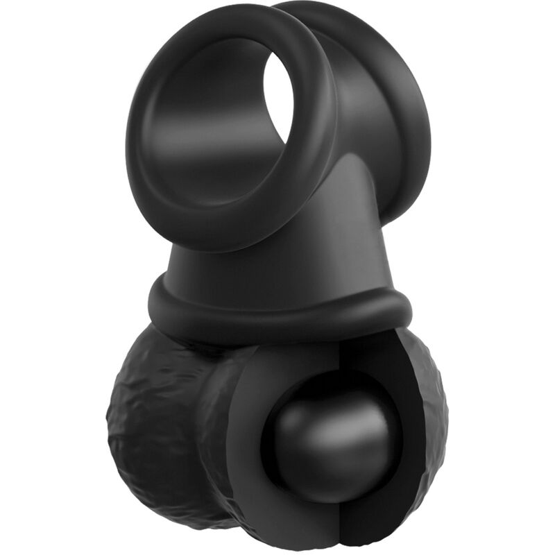 KING COCK - ELITE DELUXE ADJUSTABLE HARNESS KIT RING WITH TESTICLES & DILDO 20.3 CM - Amore24