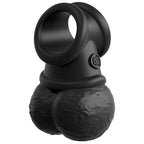 KING COCK - ELITE DELUXE ADJUSTABLE HARNESS KIT RING WITH TESTICLES & DILDO 20.3 CM - Amore24