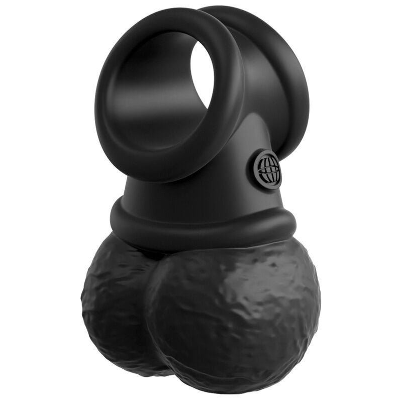 KING COCK - ELITE DELUXE ADJUSTABLE HARNESS KIT RING WITH TESTICLES & DILDO 20.3 CM - Amore24