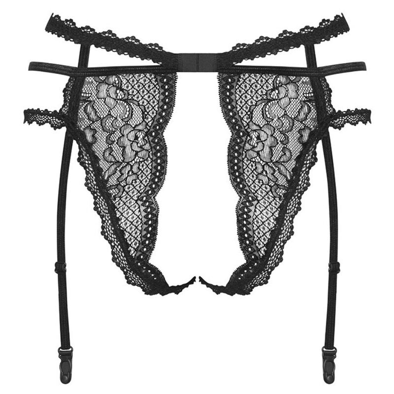 OBSESSIVE - PEARLOVE GARTER BELT BLACK XS/S - Amore24