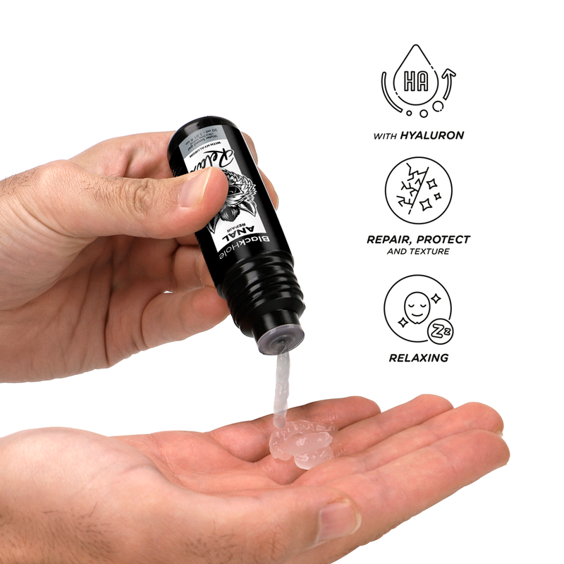 BLACK HOLE - ANAL REPAIR WATER BASED RELAX WITH HYALURON 30 ML - Amore24