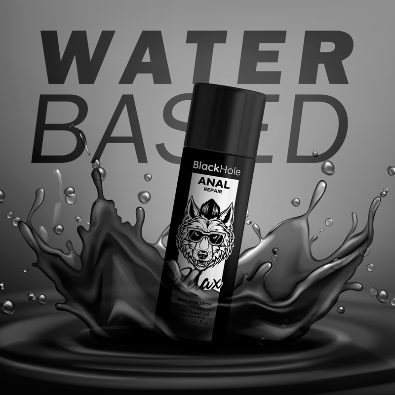 BLACK HOLE - ANAL REPAIR WATER BASED RELAX WITH HYALURON 30 ML - Amore24