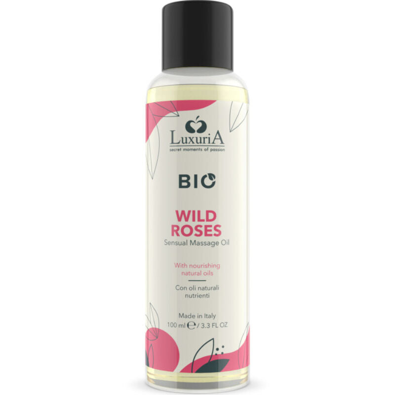 INTIMATELINE LUXURIA - BIO WILD ROSES MASSAGE OIL 100 ML - Amore24