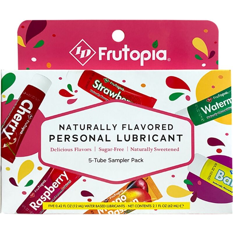 ID FRUTOPIA - ASSORTED LUBRICANT 5 PACK 12 ML - Amore24