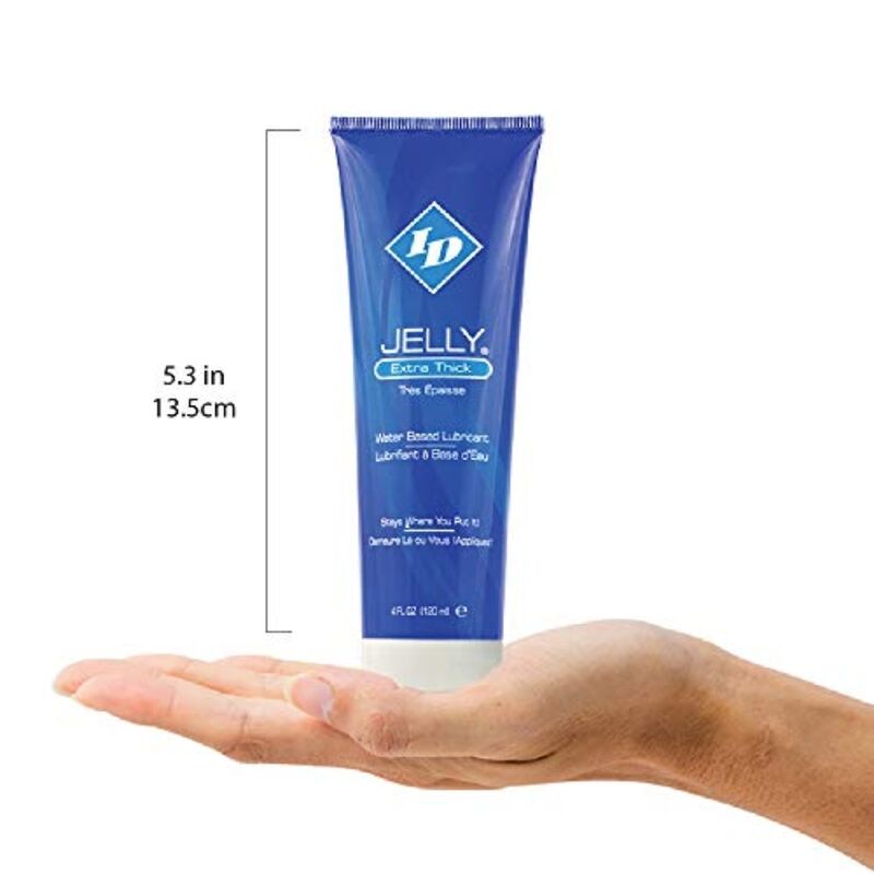 ID JELLY - WATER BASED LUBRICANT EXTRA THICK TRAVEL TUBE 120 ML - Amore24