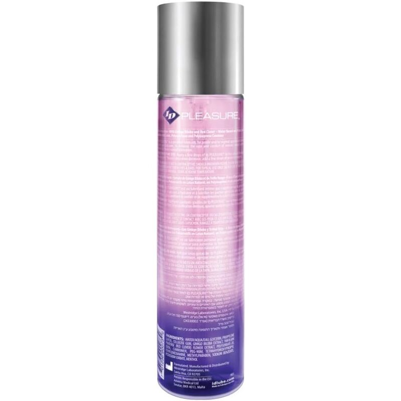 ID PLEASURE - TINGING SENSATION WATER BASED LUBRICANT 500 ML - Amore24