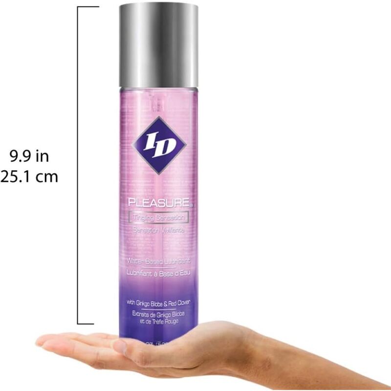ID PLEASURE - TINGING SENSATION WATER BASED LUBRICANT 500 ML - Amore24