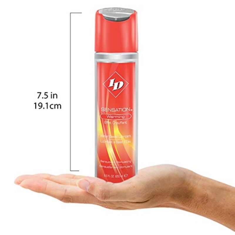 ID SENSATION - WATER BASED LUBRICANT WITH HEAT EFFECT 250 ML - Amore24