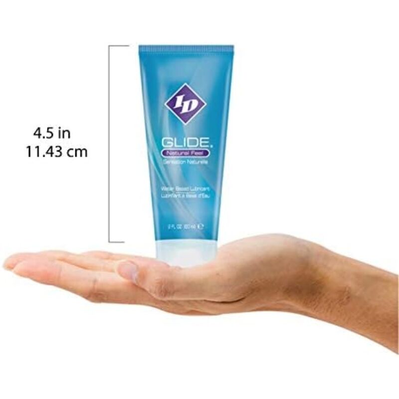 ID GLIDE - WATER BASED LUBRICANT ULTRA LONG LASTING TRAVEL TUBE 60 ML - Amore24