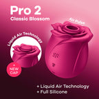 SATISFYER - AIR PULSE PRO 2 CLASSIC BLOSSOM VIBRATOR - Amore24