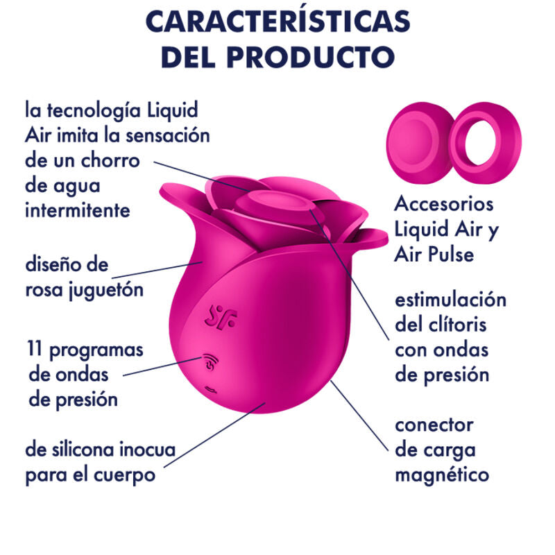 SATISFYER - AIR PULSE PRO 2 MODERN BLOSSOM VIBRATOR - Amore24