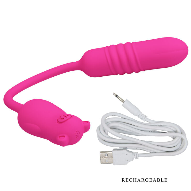 PRETTY LOVE - NOBIKUMA PINK SILICONE VIBRATING BULLET - Amore24