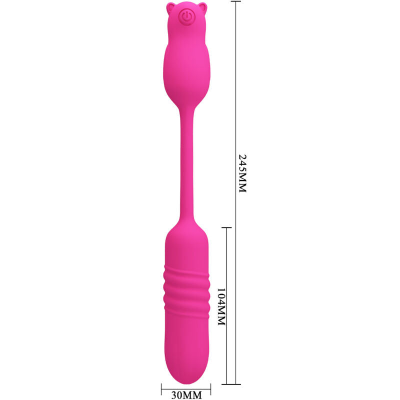PRETTY LOVE - NOBIKUMA PINK SILICONE VIBRATING BULLET - Amore24